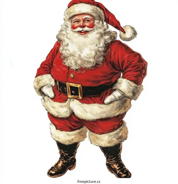 Santa Claus Illustration for Christmas