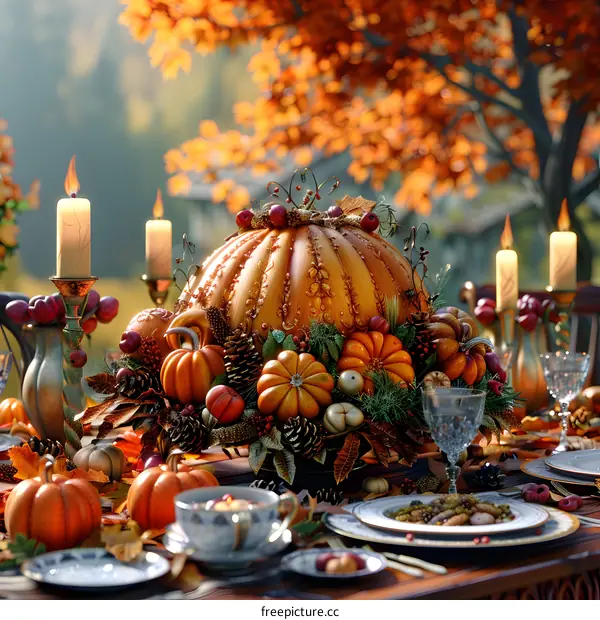 Thanksgiving Dinner Table