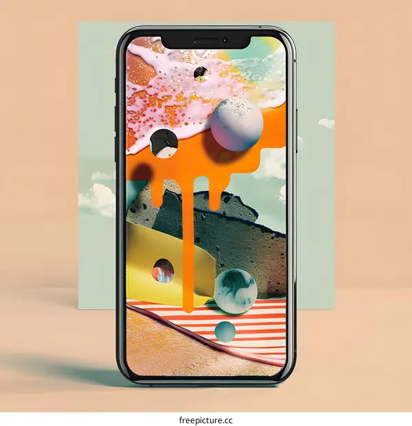 Abstract Art Design Smartphone Wallpaper