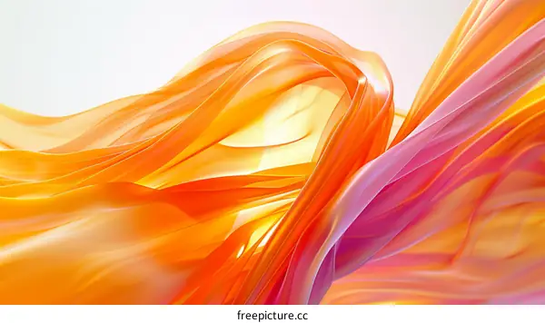 Colorful abstract background with flowing shapes