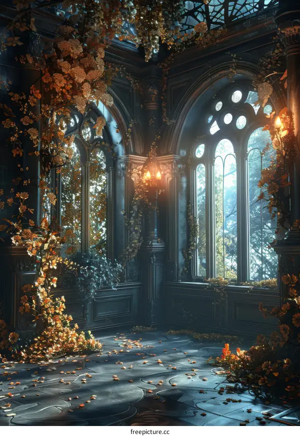 Enchanting Garden Corridor