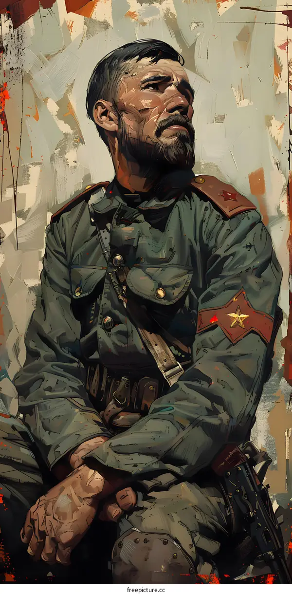 Portrait of a soldier