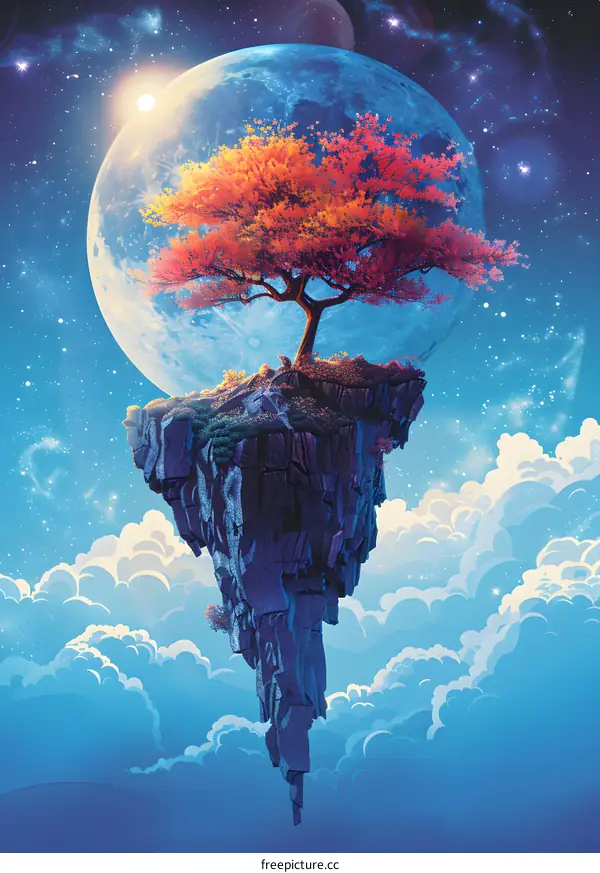 Floating Island Fantasy