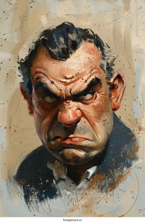 Portrait of a Man with a Big Nose