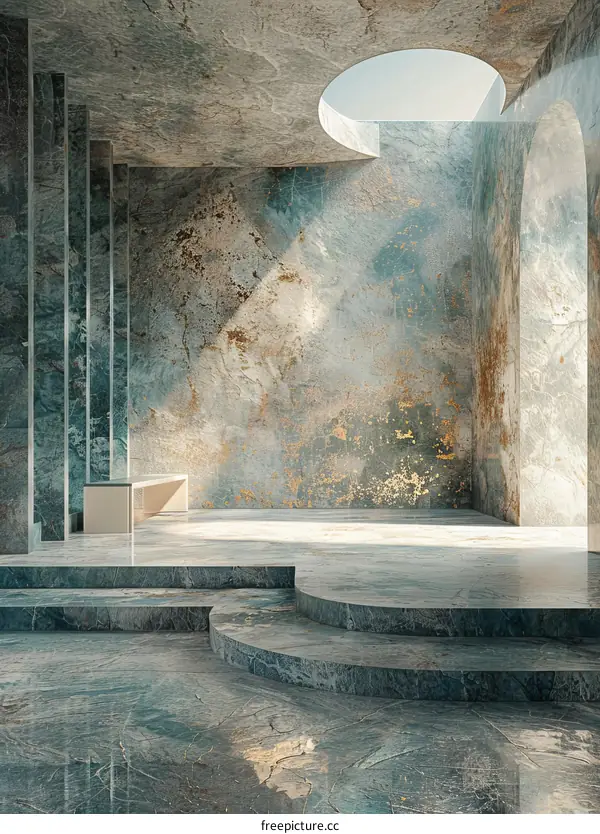 Modern Minimalist Stone Interior Design