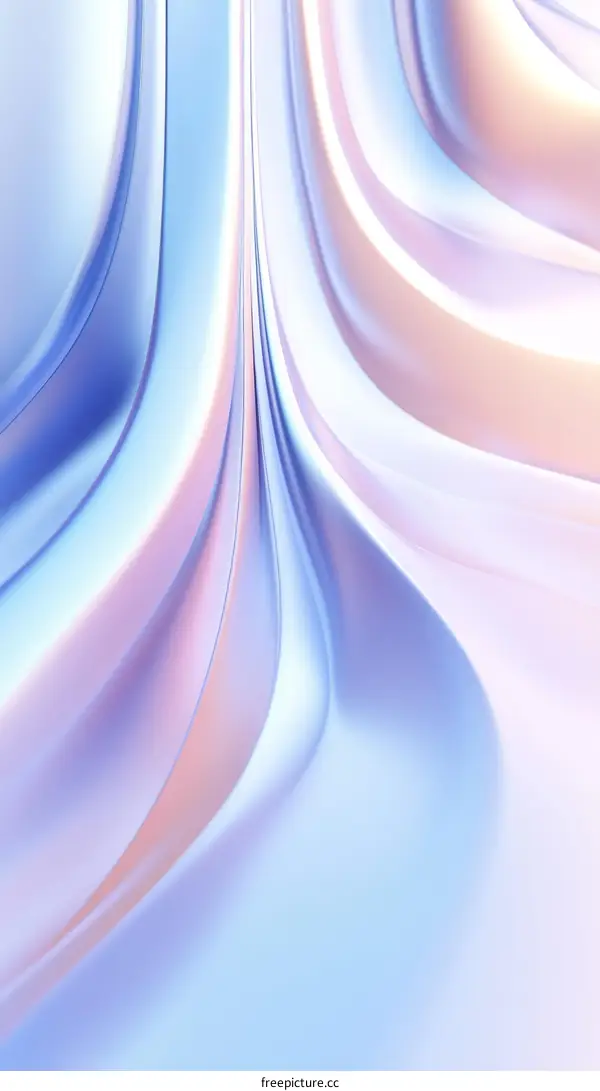 Abstract Pastel Gradient Flowing Fabric Design