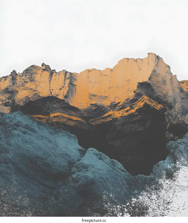 Abstract Mountain Cliff Landscape Photography