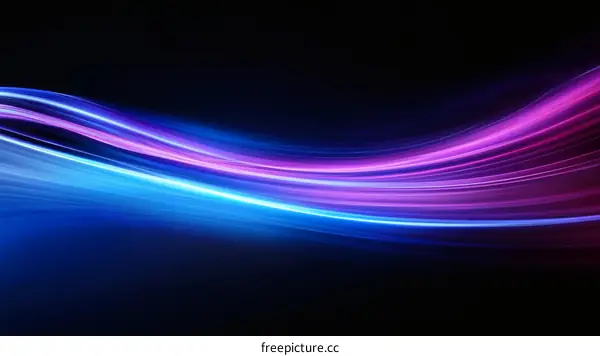 Abstract Colorful Flowing Lines Background Design