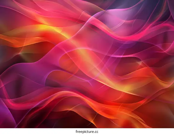 Colorful Abstract Waves: Energy and Harmony in Motion