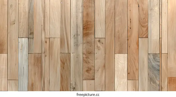 Reclaimed Wood Plank Flooring Pattern