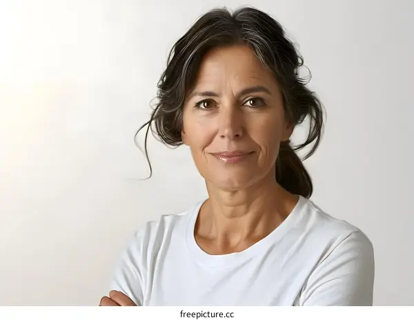 Portrait of a Confident Mature Woman