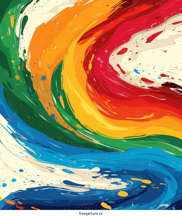 Colorful Abstract Painting