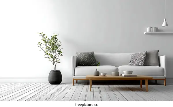 Modern Minimalist Living Room Interior Design