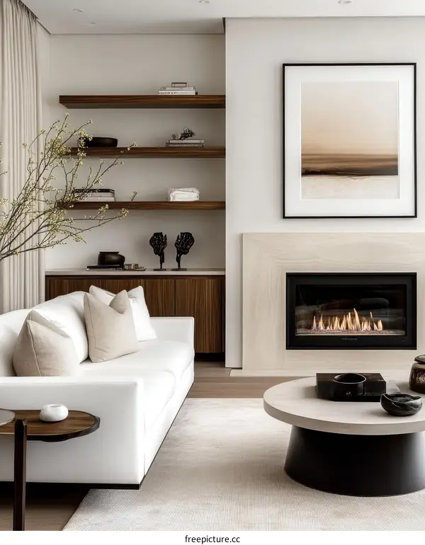 Modern Minimalist Living Room Interior Design