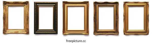 Elegant Gold Picture Frames Collection