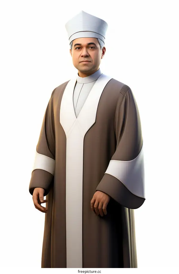 Portrait of a Muslim scholar