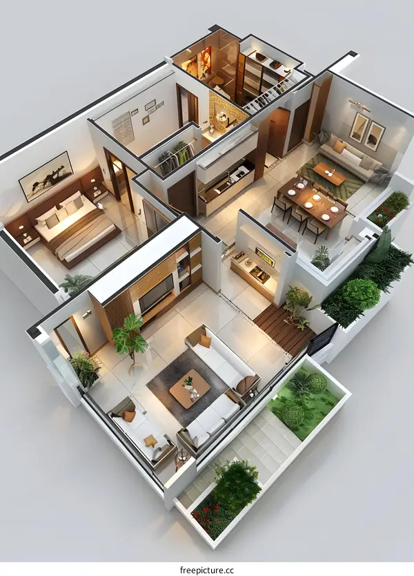 A modern apartment