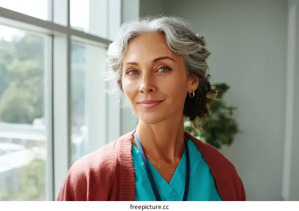 Portrait of a Professional Healthcare Woman