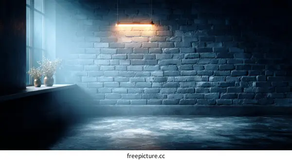 Empty Modern Industrial Style Interior Room