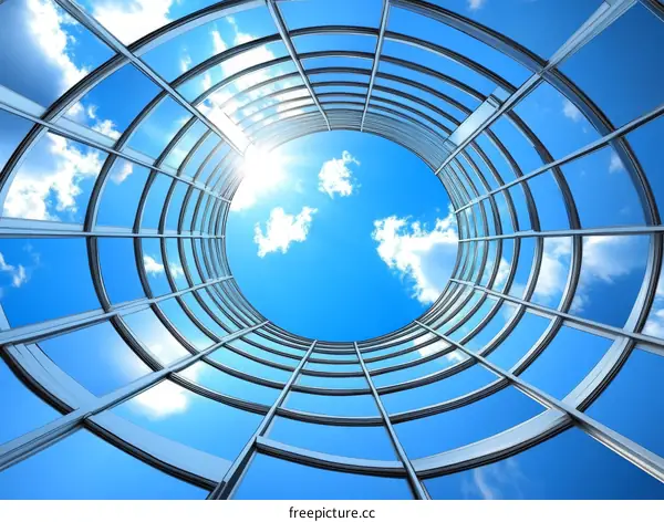 Modern Architecture with Sky View