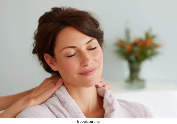 Relaxing Neck Massage for a Woman
