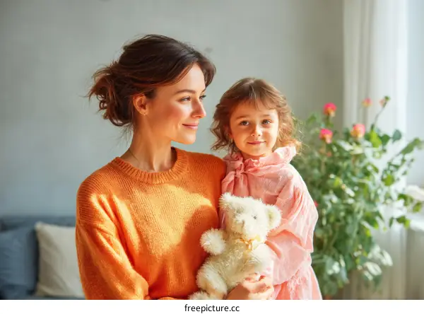 Mother and Daughter Enjoying Quality Time