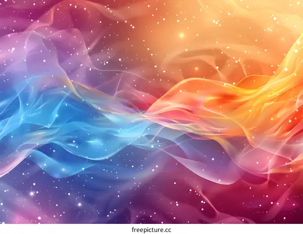 Colorful auspicious clouds