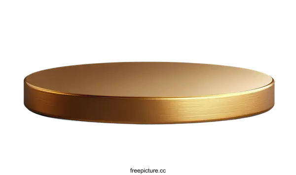 [Transparent Background PNG]Golden Round Display Platform