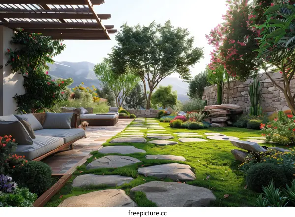 Terrace Garden Design Renderings