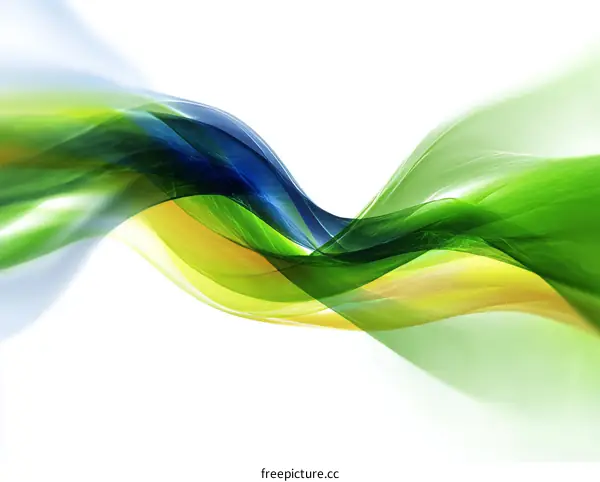 Abstract Flowing Colors Background Design