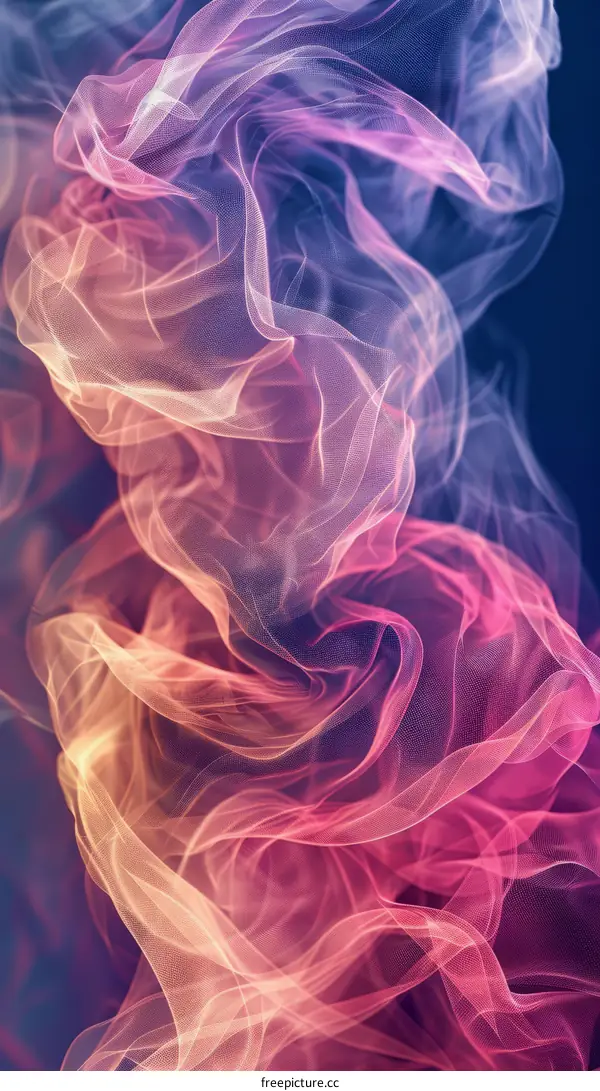 Colorful abstract background with flowing shapes