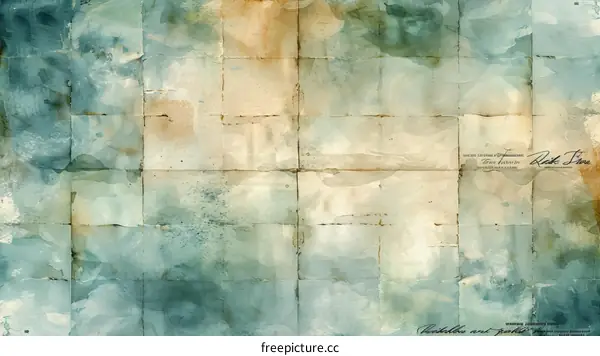 Vintage Grunge Weathered Paper Background