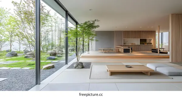 Modern Japanese Home Interior Design With Minimalist Features