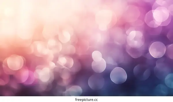 Abstract Colorful Bokeh Background Image