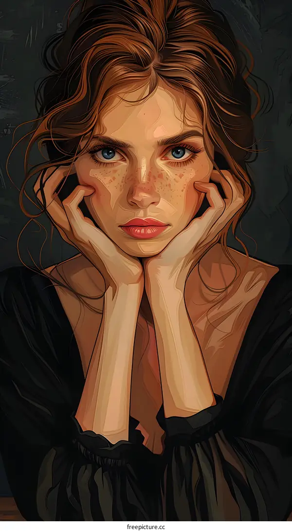 portrait of a beautiful woman