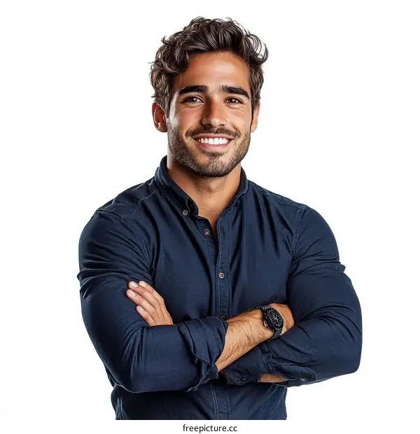 Confident Caucasian Male Portrait