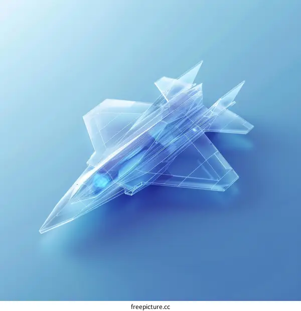 futuristic military aircraft illustration