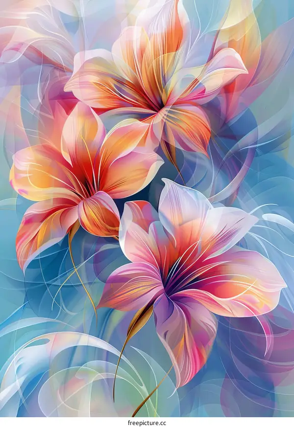 Fragrant Lilies in Bloom