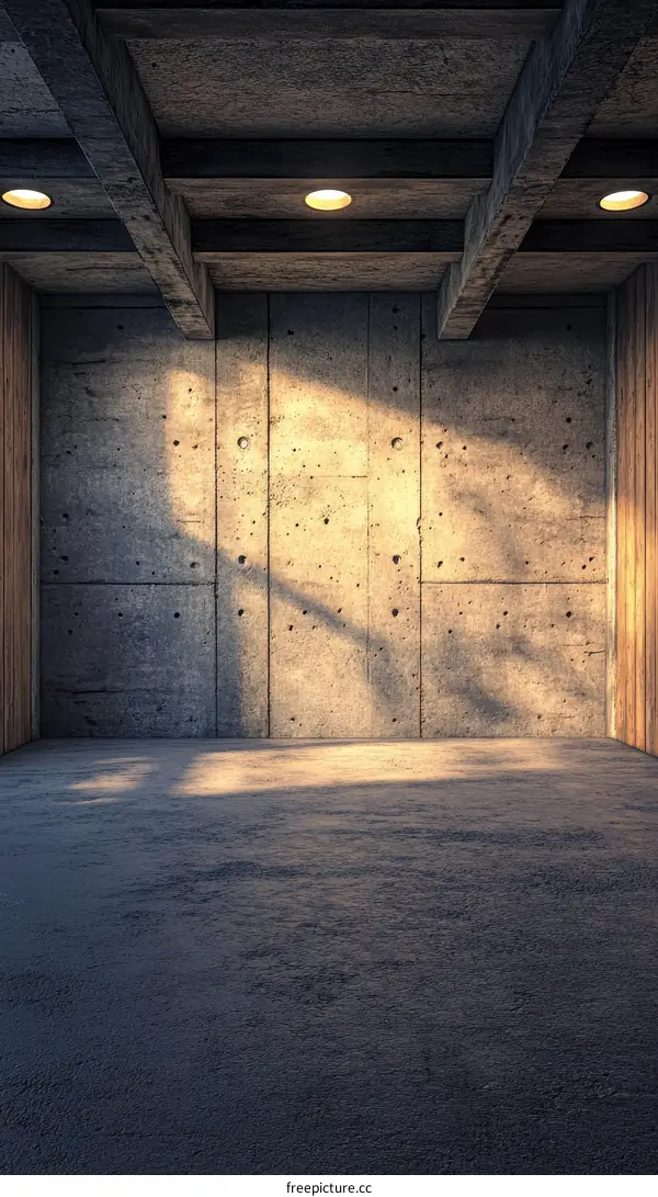 Empty Concrete Space Interior Design
