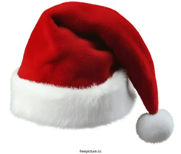 [Transparent Background PNG]Christmas Santa Hat Festive Holiday Accessory