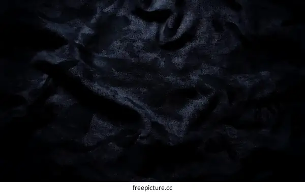 Dark Navy Fabric Texture Detail