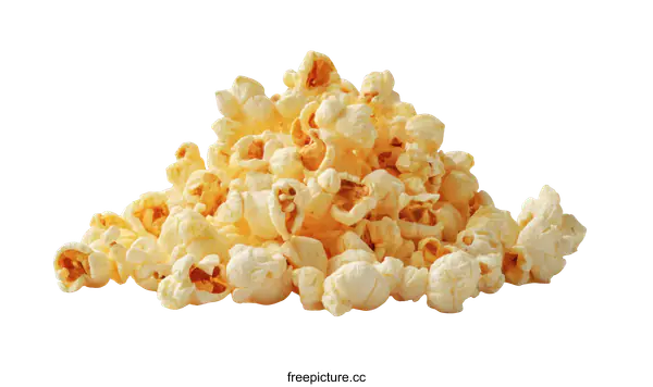 [Transparent Background PNG]Delicious Pile of Popcorn Kernels