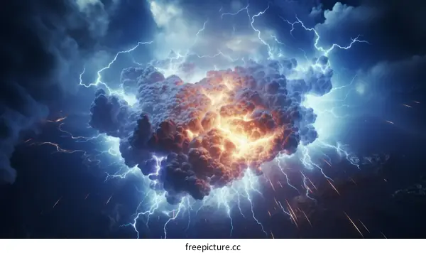 Huge Explosion in the Sky