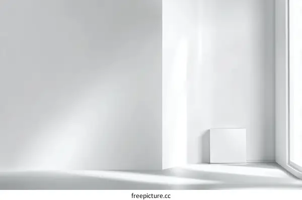 Modern Minimalist Empty Room Interior
