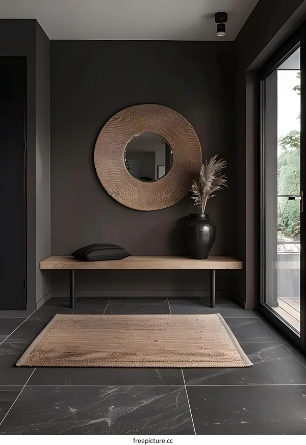 Modern Minimalist Home Entryway Interior Design