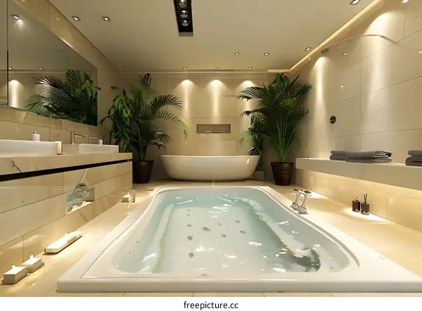 Elegant Bathroom with Modern Style