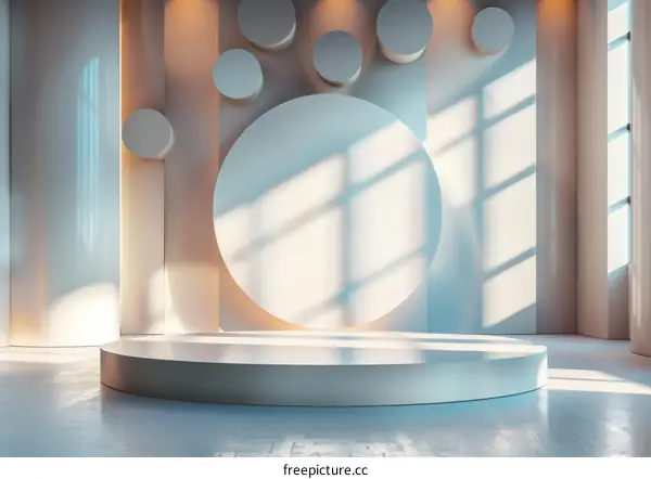 Modern Minimalist Product Display Stage