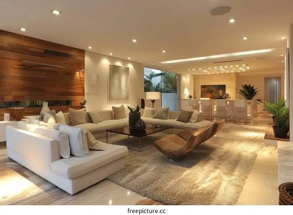 Modern Minimalist Style Living Room