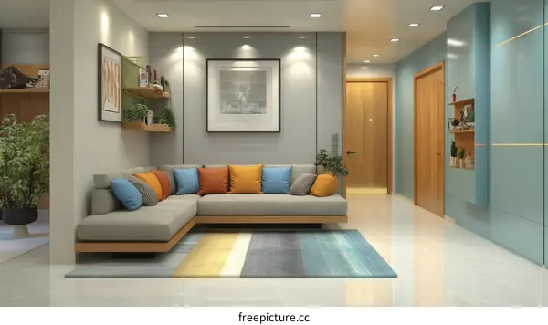 Modern Minimalist Living Room Interior Design