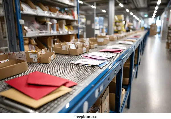 Automated Packaging and Shipping System in a Warehouse